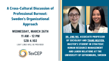 A Cross-Cultural Discussion of Professional Burnout event flyer