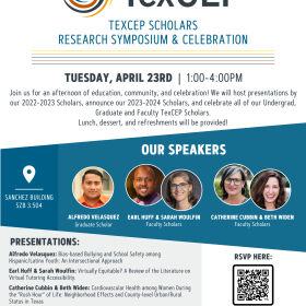 TexCEP research symposium Flyer